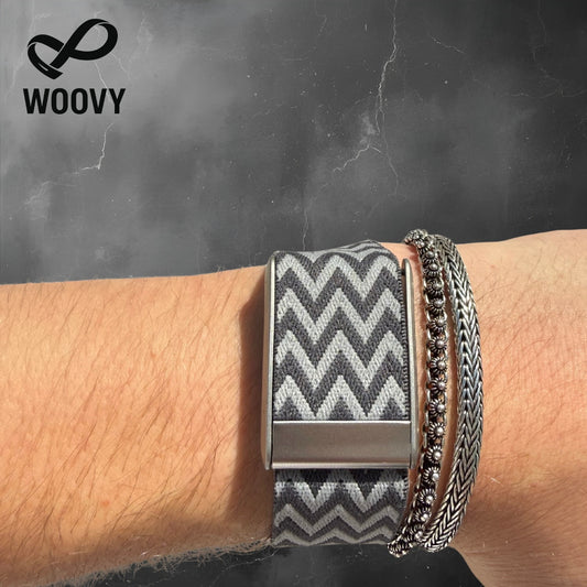 Shadow Line – Dunkelgraues Armband